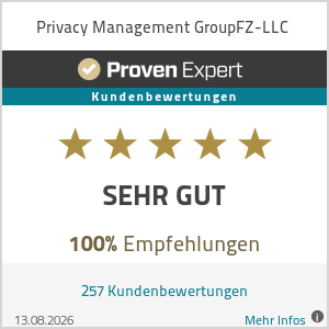 ProvenExpert - Privacy Management Group FZ-LLC