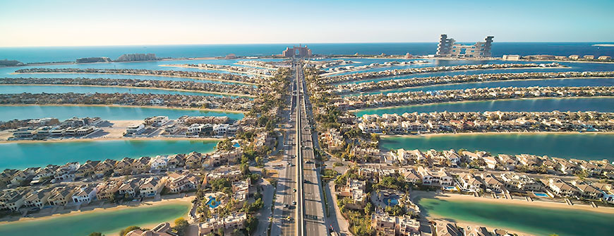 Palm Jumeirah in Dubai Palm Jumeirah in Dubai