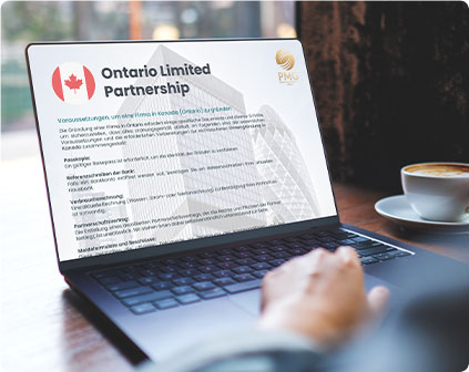 Ontario Limited Partnership gründen Ontario Limited Partnership gründen