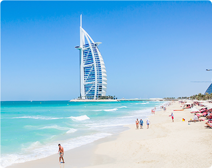 Lifestyle am Strand von Dubai Lifestyle am Strand von Dubai
