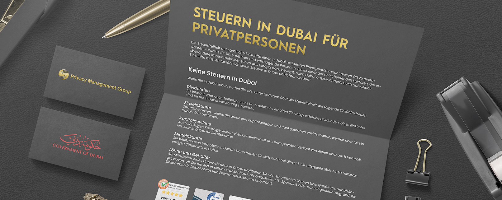 Steuern in Dubai Steuern in Dubai