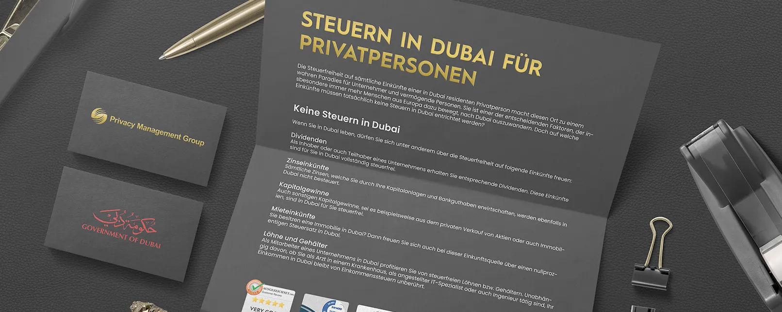 Steuern in Dubai Steuern in Dubai